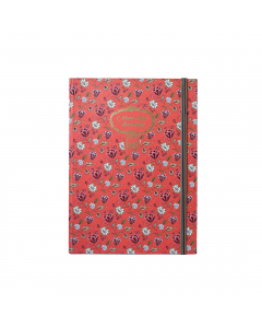 MAKE NOTES Notebook A4 • Hard Cover With Elastic Band • 100 Sheets 70 Grs • Ruled Interior 
