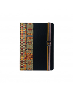 MAKE NOTES Notebook A5 • Hard Cover With Elastic Band • Rounded Corners • 96 Sheets 80 Grs • Costumized Ruled Interior 