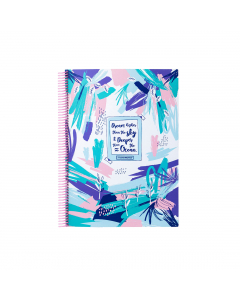 MAKE NOTES Notebook With Spiral A4 • 80 Sheets 80 Grs • Customized Squared Interior 