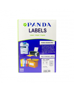 PANDA Multi Purpose Labels white 56/Page Size A4 Label sticker