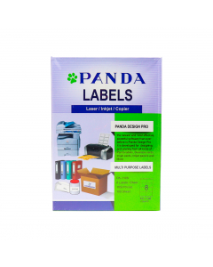 PANDA Multi Purpose Labels white 8/Page Size A4 Label stciker