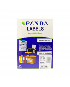 PANDA Multi Purpose Labels white 40/Page Size A4 Label sticker