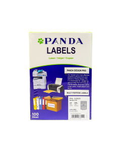 PANDA Multi Purpose Labels white 65/Page Size A4 Label sticker