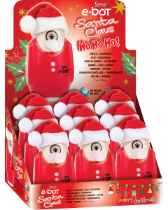 Serve E-Bot eraser& sharpener Santa Claus