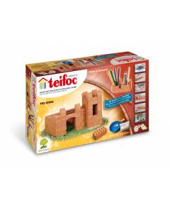 teifoc Brick Construction Set | CASTLE + VACATION
