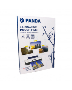 PANDA Laminating Pouches Size A3 125mic Pkt/100 sht