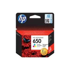 HP 650 Tri-color Ink Cartridge