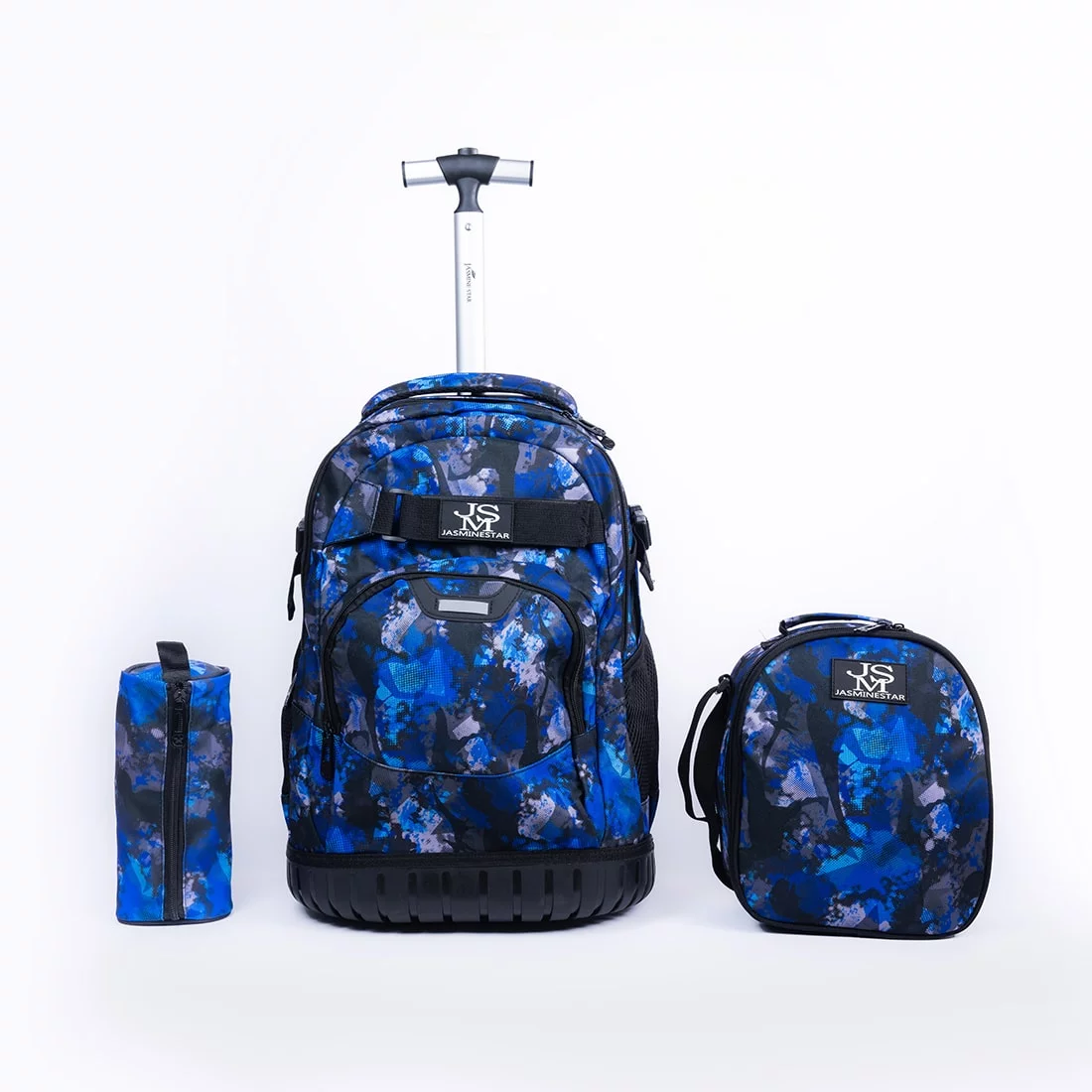 Abstract Blue Trolley Bag