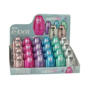 Serve E-Bot Eraser & Sharpener Metallic Colours