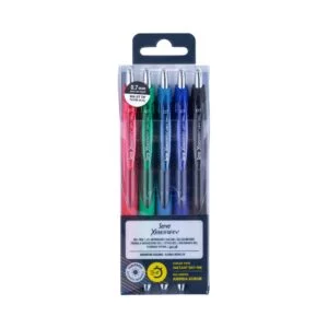 Serve Mechanical Pen Gel Click Wallet 5Pcs 0.7Mm
