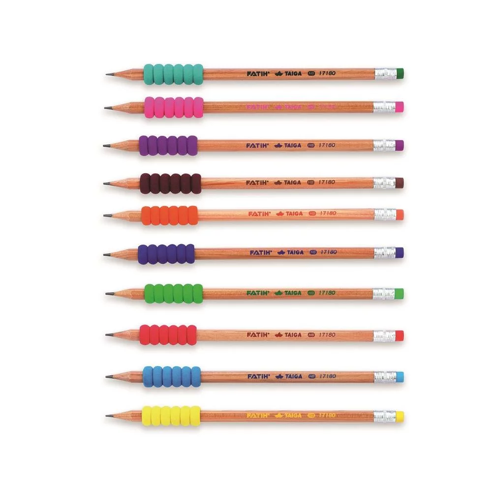 Fatih Pencil Hb Taiga Natural Color Eva Grip With Eraser - Image 2
