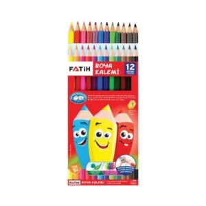 Fatih Coloured Pencils Full Length 12 Colours