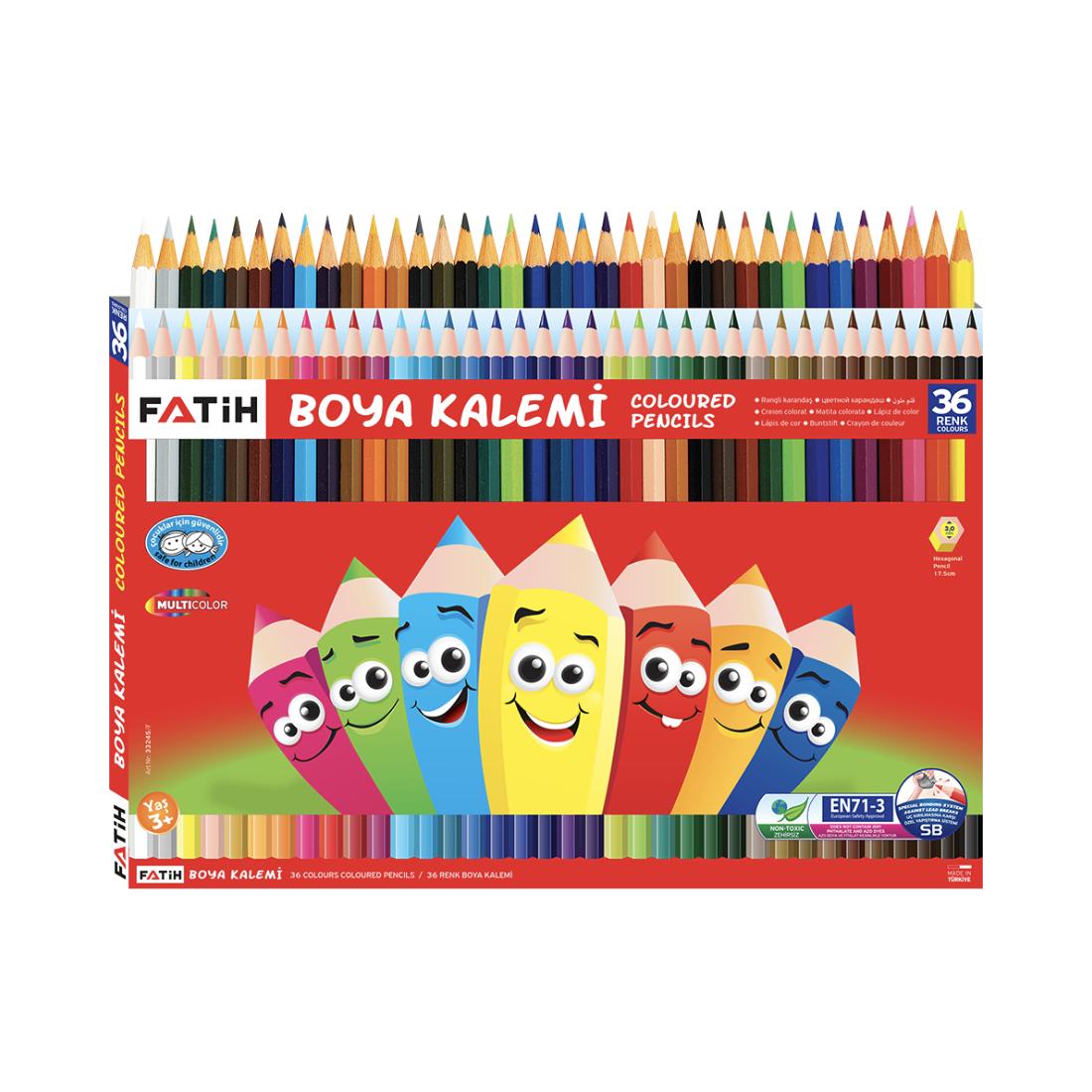 Fatih Coloured Pencil Full Length 36 Colours