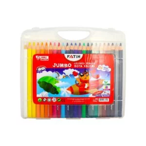 Fatih Colored Pencils Jumbo Plastic Bag Full Size 24 Colors