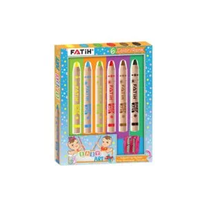 Fatih Coloured Pencils Baby Art Natural 6 Colours