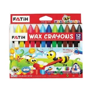 Fatih Wax Crayons Jumbo 12 Colours