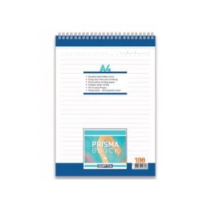 Gipta Note Pad Spiral A4 100 Sheets Ruled 1376