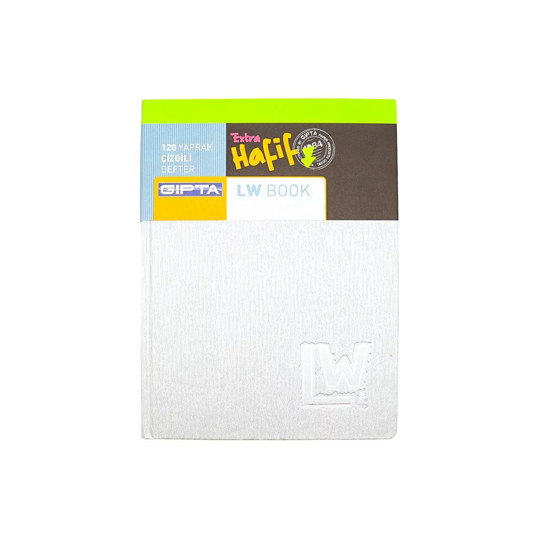 Gipta Lw Book Case Bound Hard Cover Notebook 20X28 120 Sheet Ruled - Image 4