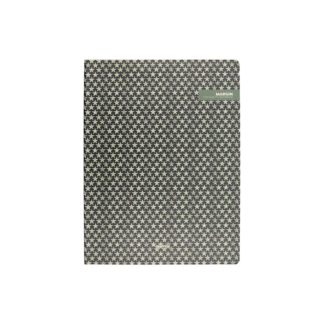 Gipta Margin Thread Sewed Plastic Cover Notebook 20X28 96 Sheet Ruled - Image 5