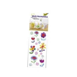 Folia 3D Deco-Transfers – Whimsical Flower Garden Set