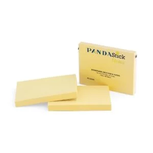 PANDA Sticky Notes Repositionable Self Adhesive 3x4 Inch Yellow