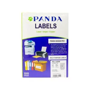 PANDA Multi Purpose Labels White 56/Page Size A4 Label Sticker