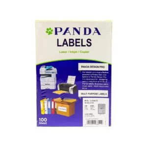 PANDA Multi Purpose Labels White 65/Page Size A4 Label Sticker