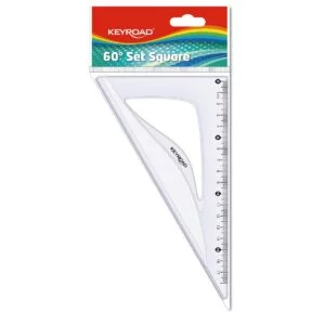 Keyroad Ruler 60 Deg. Set Square