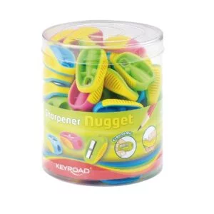 Keyroad Nugget Sharpener – Assorted Colors (Jar)