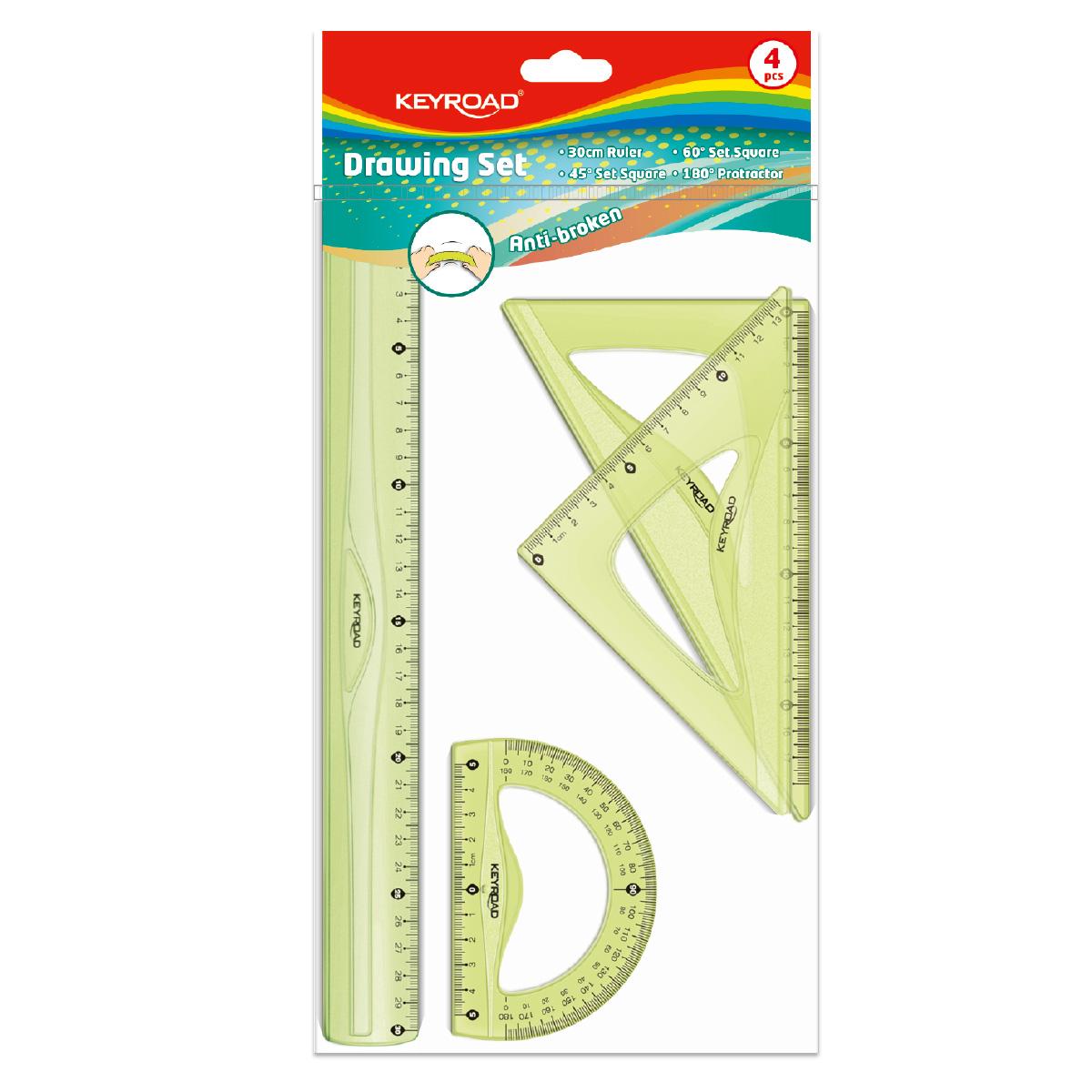 Keyroad Drawing Set 20 Cm Anti-Broken