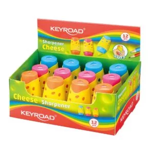 Keyroad Sharpener Cheese 1 Hole Multi Colors