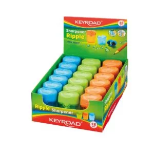 Keyroad Sharpener Ripple 1 Hole Multi Colors