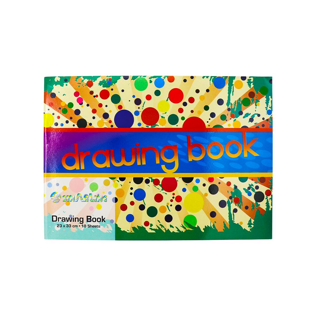 Sinarline Drawing Book (Folding) 90G 23X33Cm 18 Sheets
