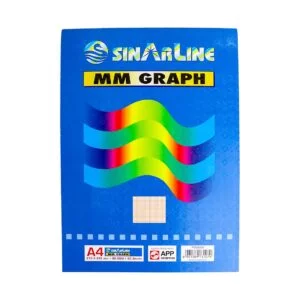 SinarLine Graph Pad MM A4 50 Sheets