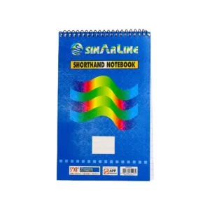 SinarLine Notepad Shorthand Top Spiral 5x8 inch 70 Sheets