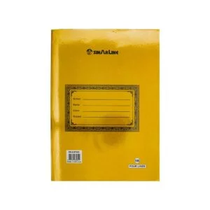 SinarLine Exercise Book Englisch 2 Line A4 100 Sheets Brown Cover