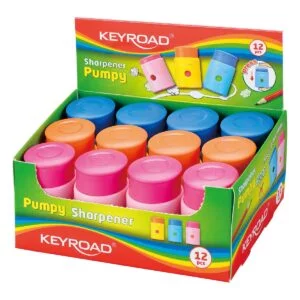 Keyroad Sharpener Pumpy 1 Hole Multi Colors