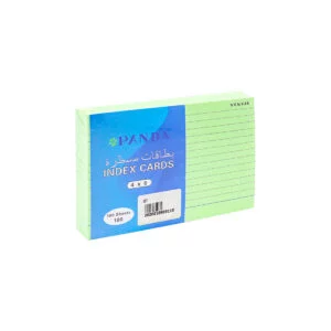Panda Ruled Index Cards 180g, Size 4 x 6 in