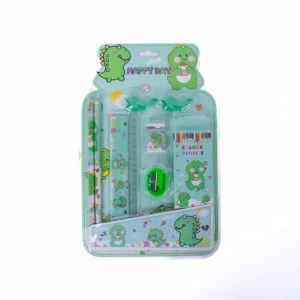 Happy Kids Stationery Set - Green