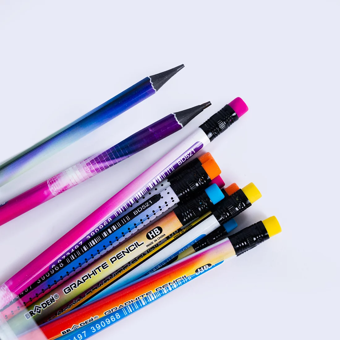 Black Graphite Hb Pencils 12 Pcs - Image 2
