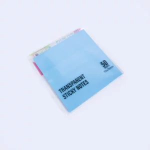 Transparent Sticky Notes | 50 Sheets - Light Blue