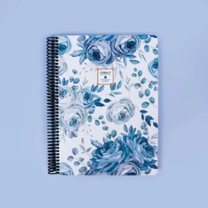 Gipta Cobalt Notebook - Different Flowers