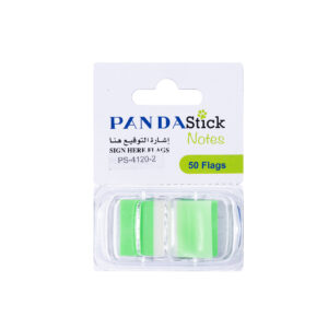 PANDA Index Flags, Medium, 25.4 mm x 43.2 mm, 50 Flags/Dispenser - Green