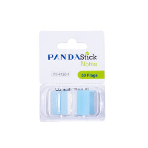 PANDA Index Flags, Medium, 25.4 mm x 43.2 mm, 50 Flags/Dispenser - Blue