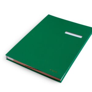 PANDA Signature Book 20 Pages, A4 Size - Green
