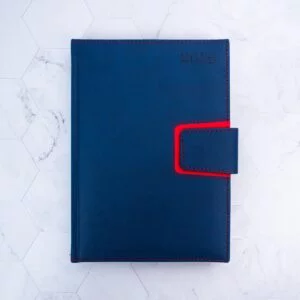 2025 Stylish Faux Leather Weekly Planner with Magnetic Closure