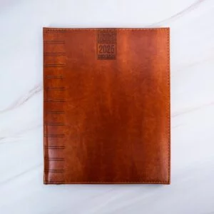 2025 Premium Weekly Planner with Elegant Leather Finish