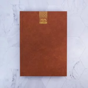Agenda Weekly Planner 2025 Mix Design - Brown