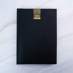 Elegant Weekly Planner 2025 Diary Collections - Black