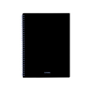 PANDA Spiral Notebook A4 Ruled - 80 Sheets, 80 GSM